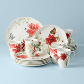 butterfly meadow 18-piece holiday dinnerware set