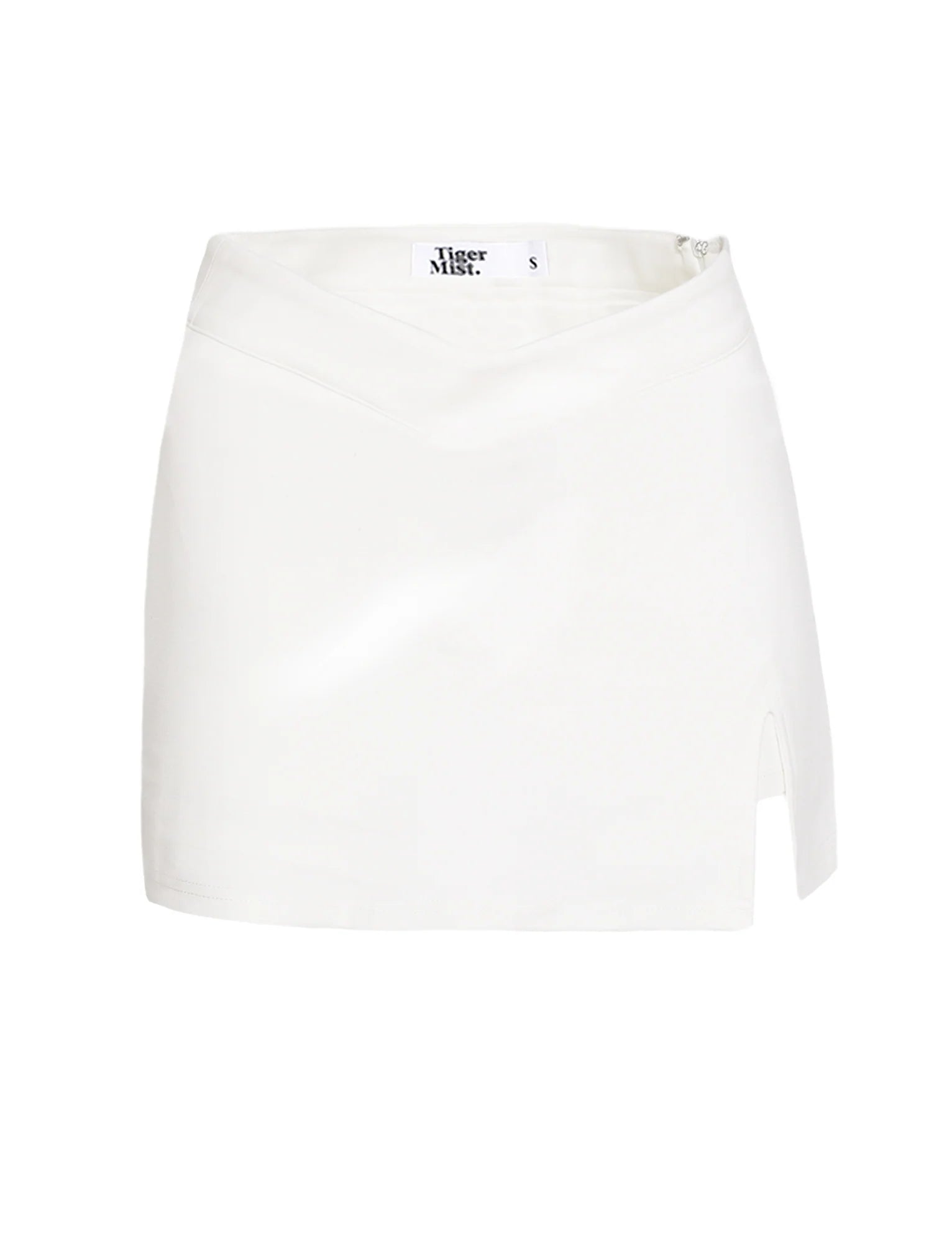 DAPHNIE PU SKORT - WHITE