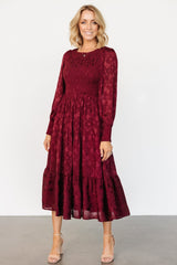 stockholm smocked dress | mulberry