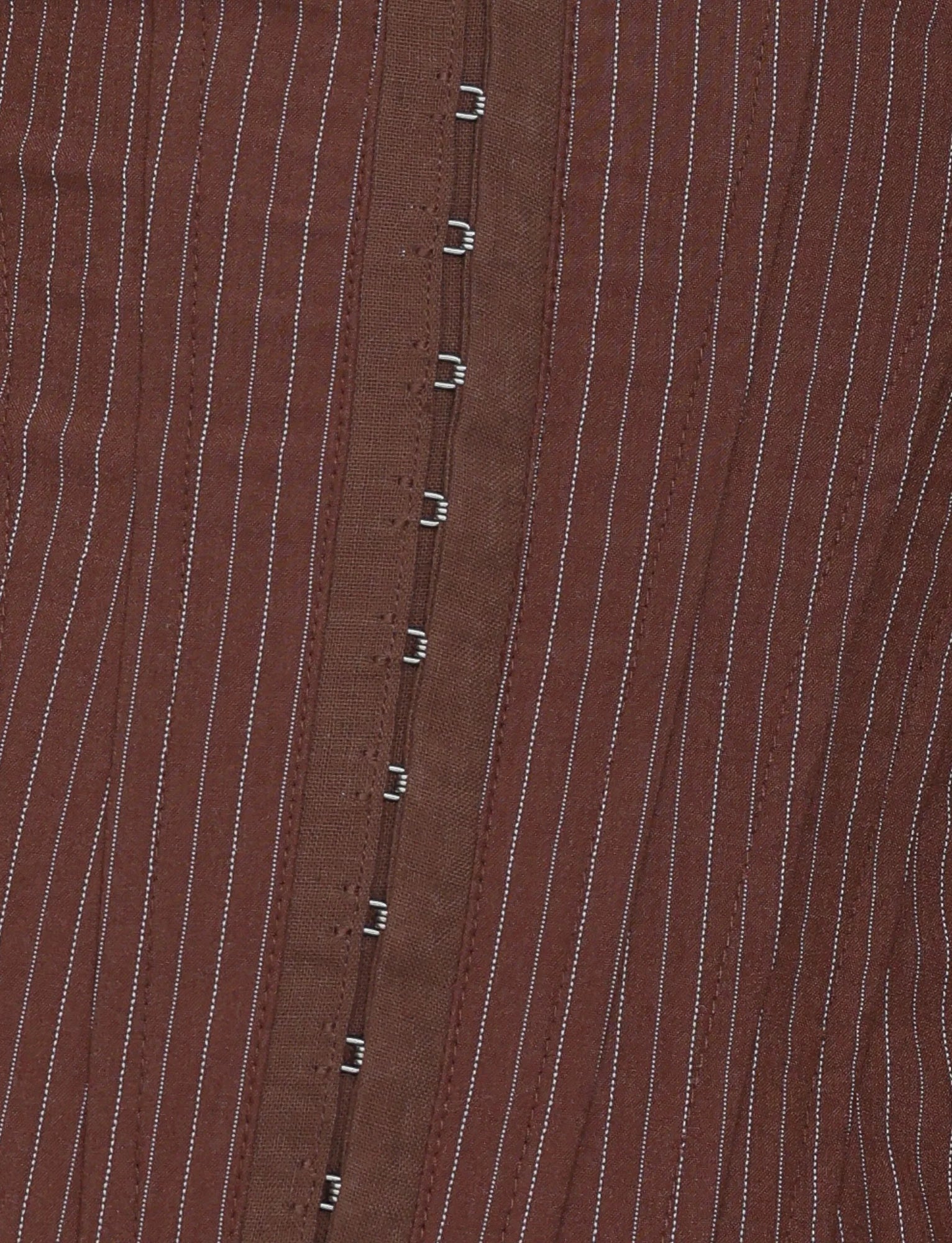 ANTONELLA CORSET 2.0 - BROWN : CHOCOLATE : CHOCOLATE PINSTRIPE