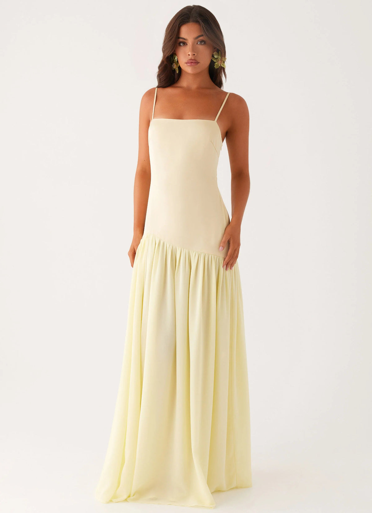 asteria maxi dress - yellow