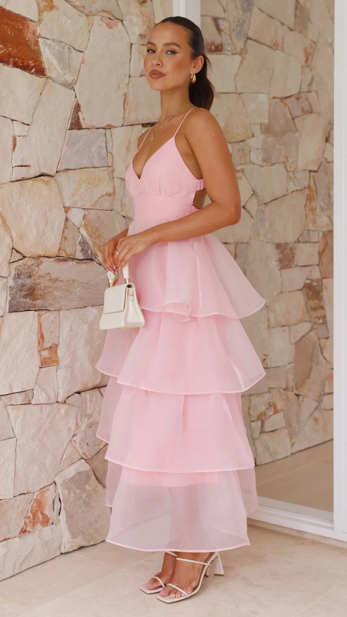 Shayla Maxi Dress - Pink